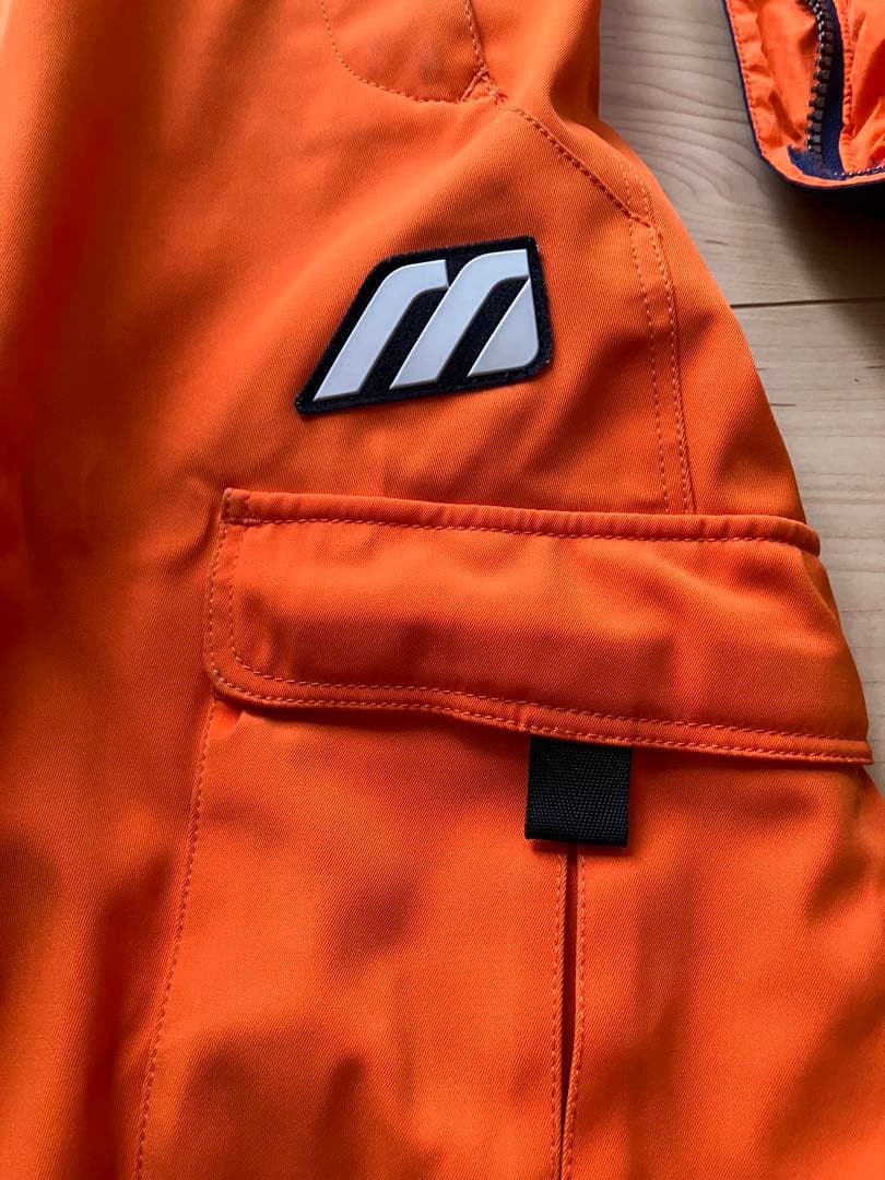 Mizuno フード付きジャケット Mサイズ ネイビー/オレンジ