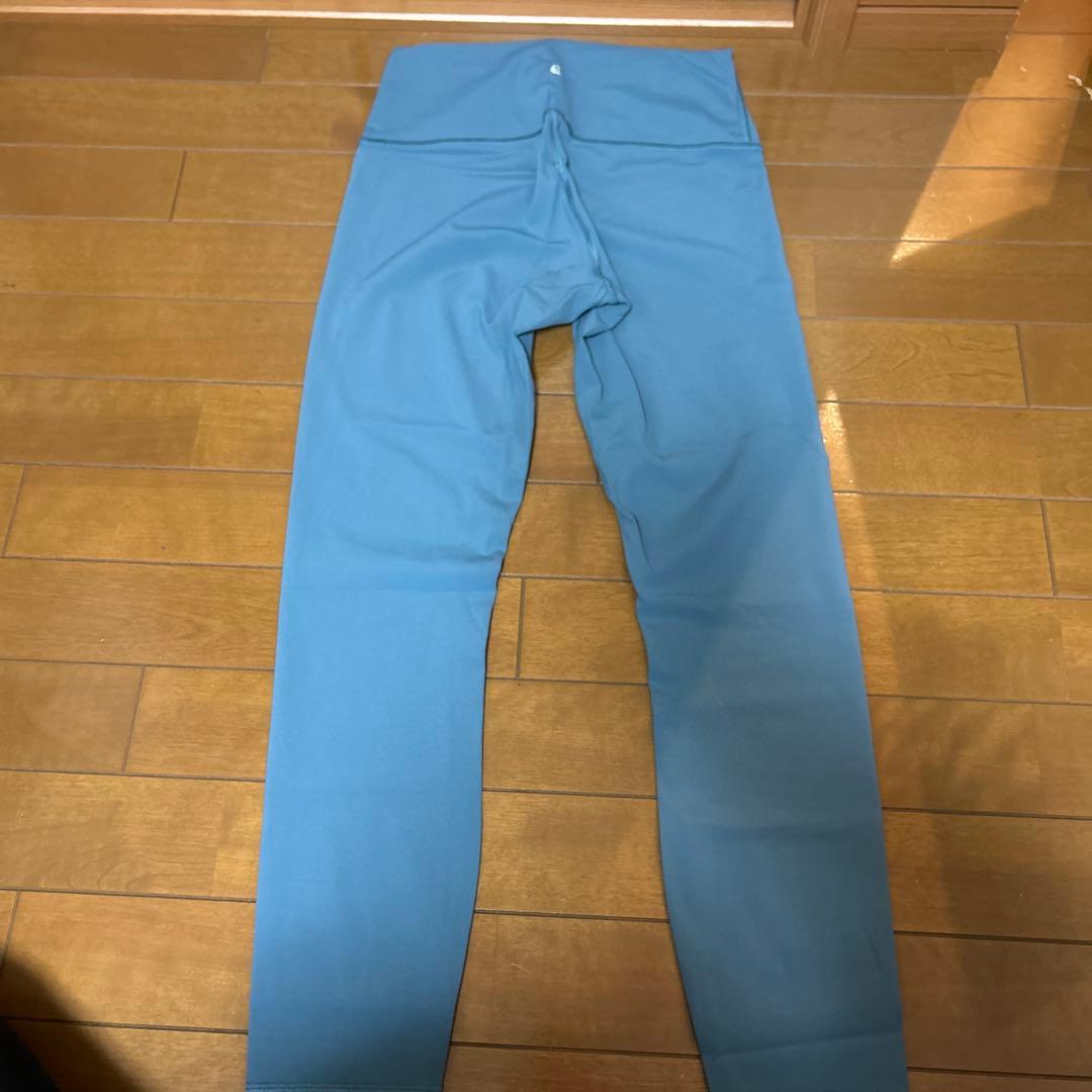 Lululemon 水色 ハイウエスト レギンス