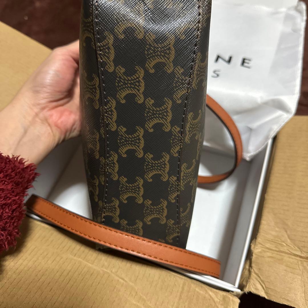 CÉLINE NOVELTYショルダーバッグ ブラウン/ベージュ