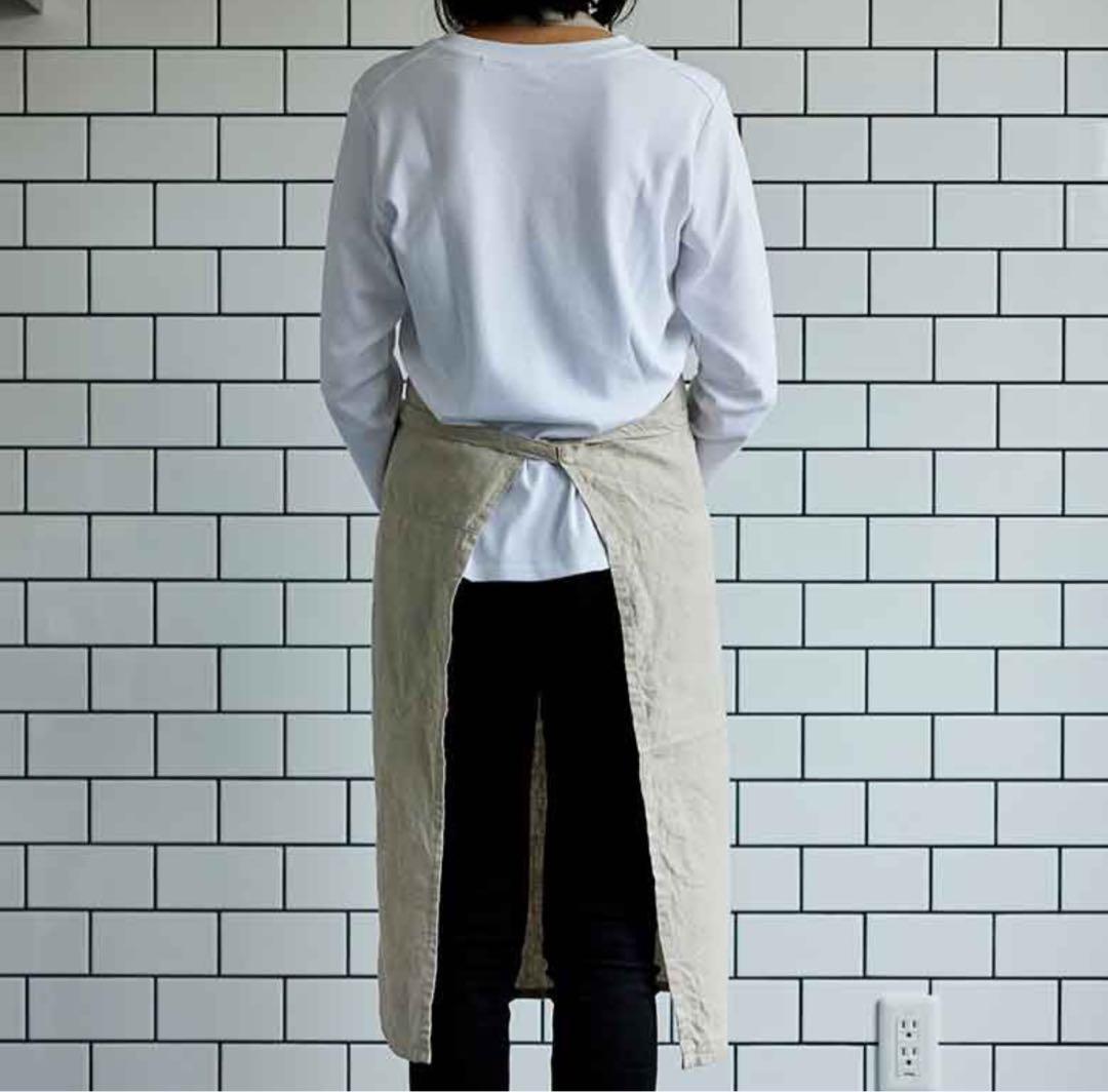 DEAN & DELUCA リネンフルエプロンナチュラル 新品