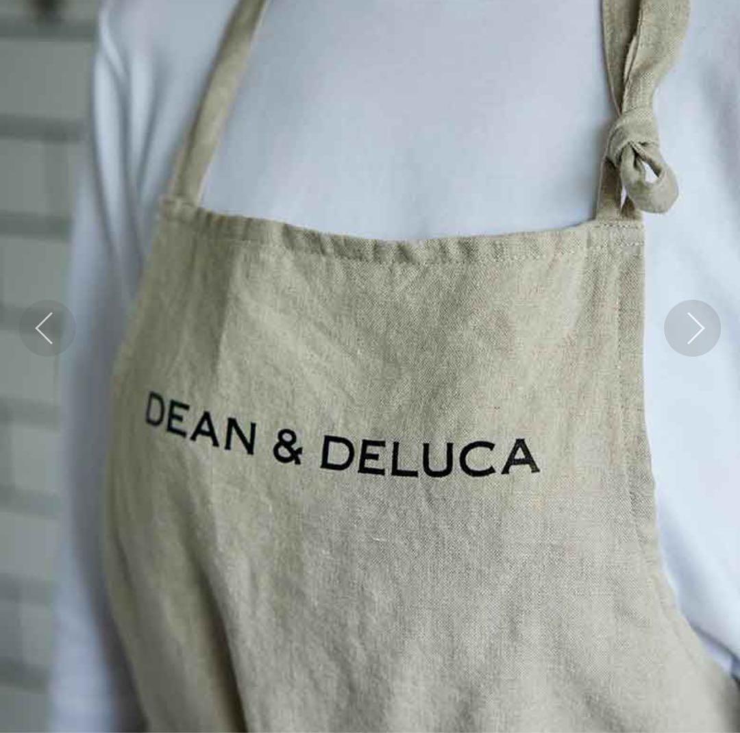 DEAN & DELUCA リネンフルエプロンナチュラル 新品