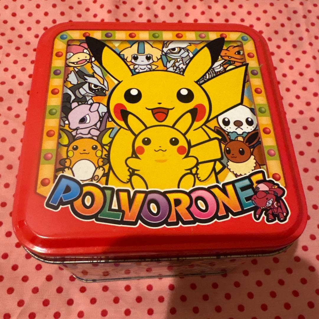 ポケモンセンター限定　ポケモンドール柄のお菓子の空き缶　2個セット