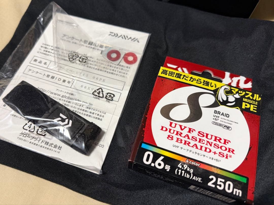 【美品】ダイワ21サーフベーシア45 06PE & PEライン0.6号×250m