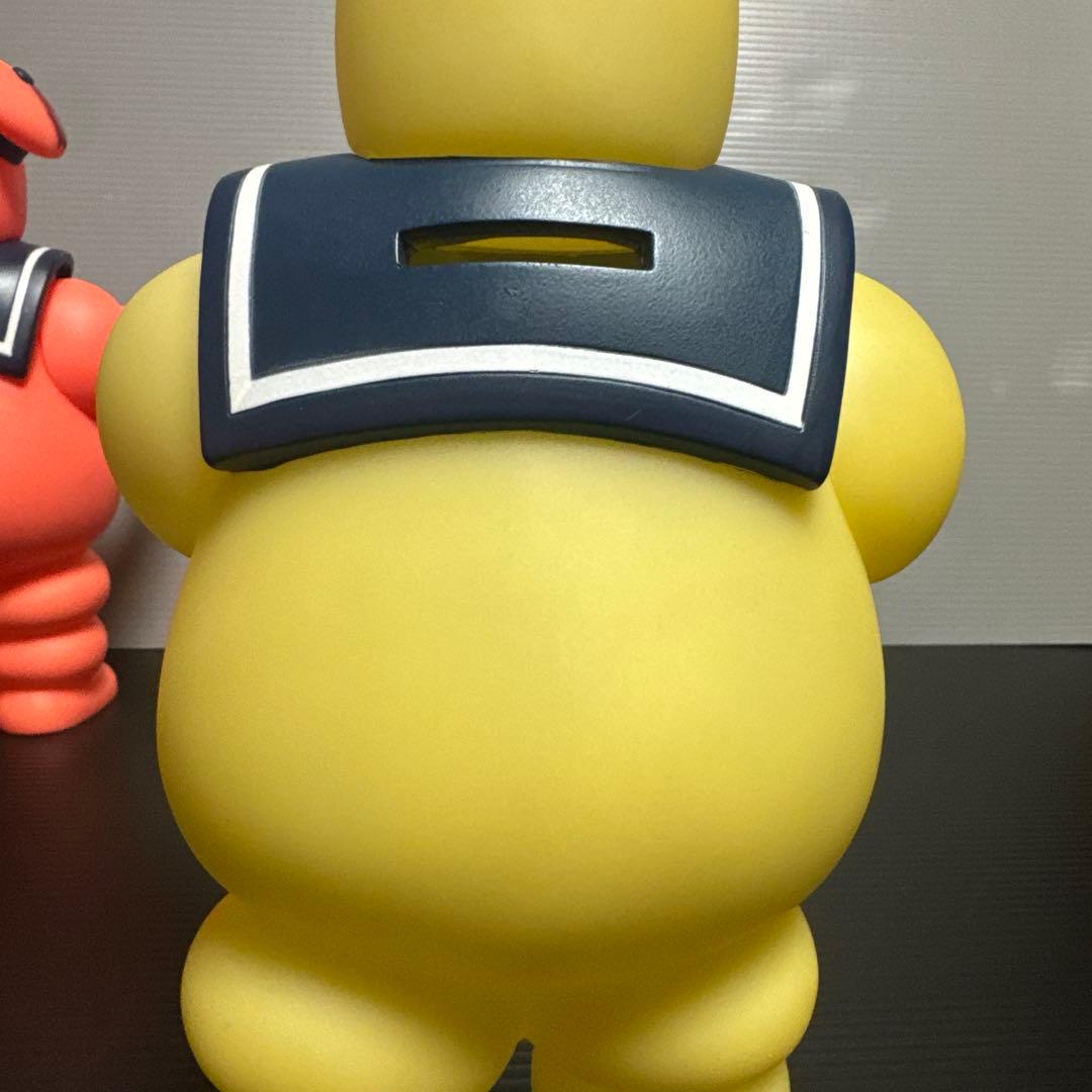 ゴーストバスターズマシュマロマンソフビ貯金箱2怒りの赤ver ノーマル蓄光ver