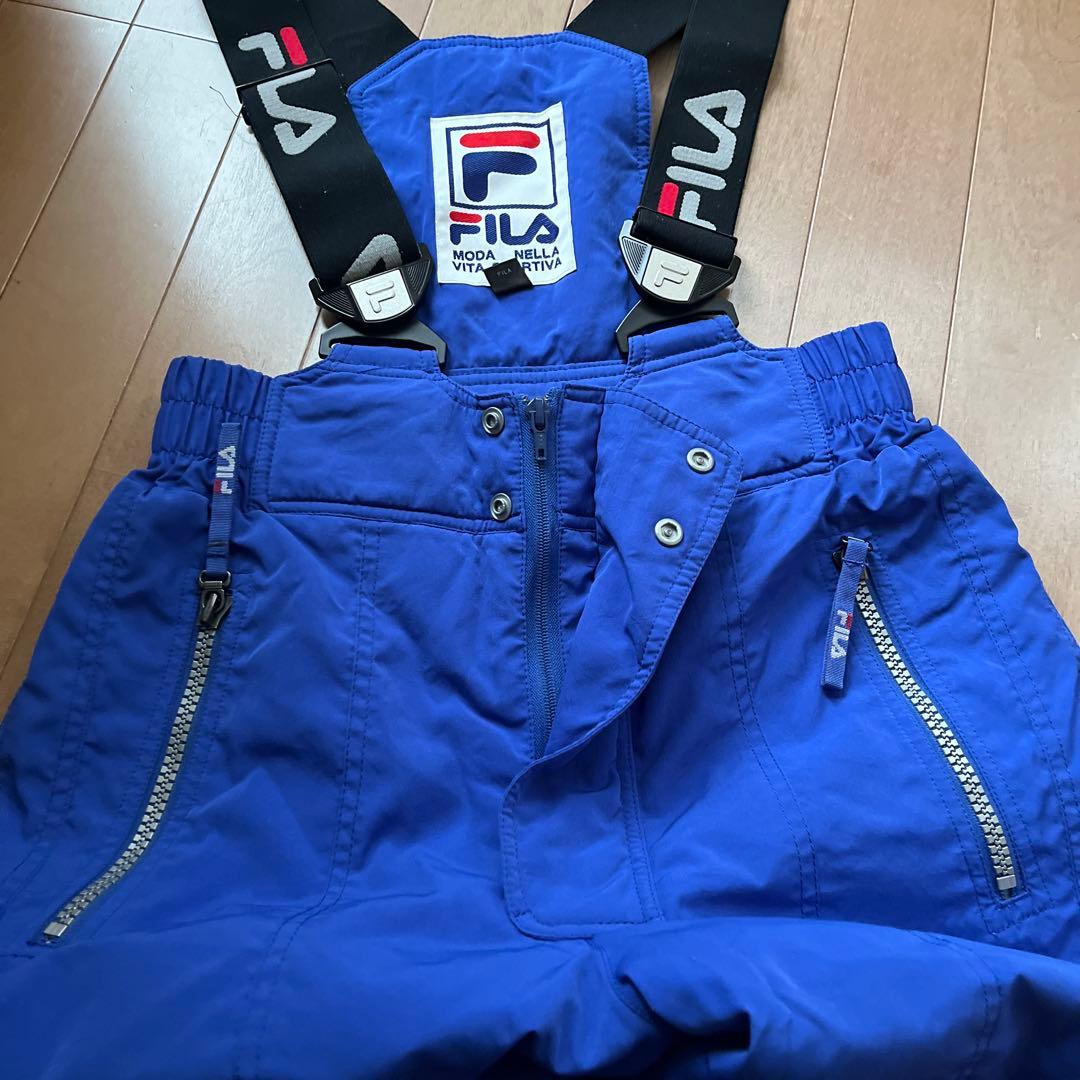 FILA スキーウェア スケボー カラフル 防寒 ビンテージ　上下セット
