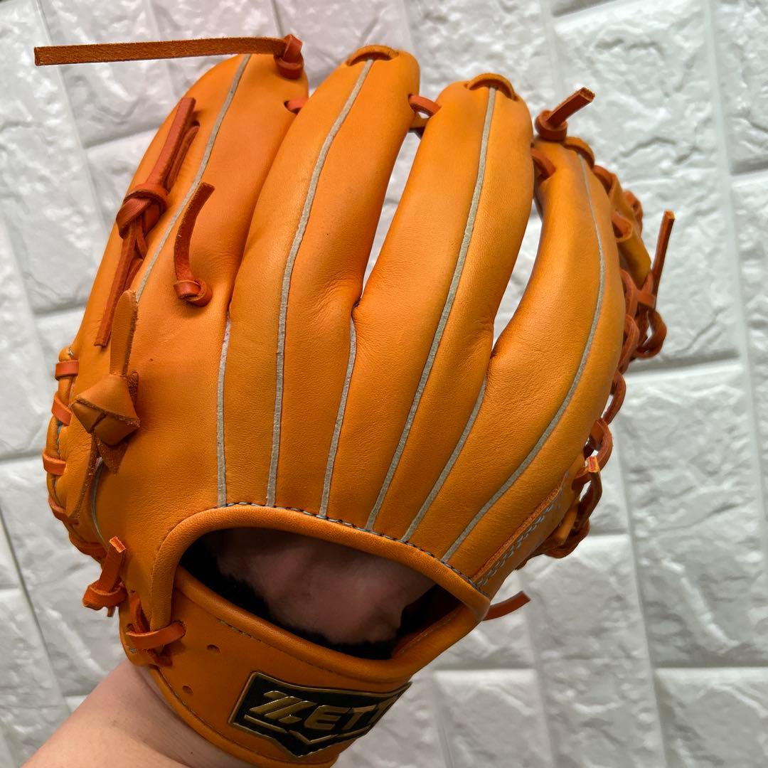 【美品】野球 グローブ 軟式 少年野球 ゼット ZETT 内野手 外野手