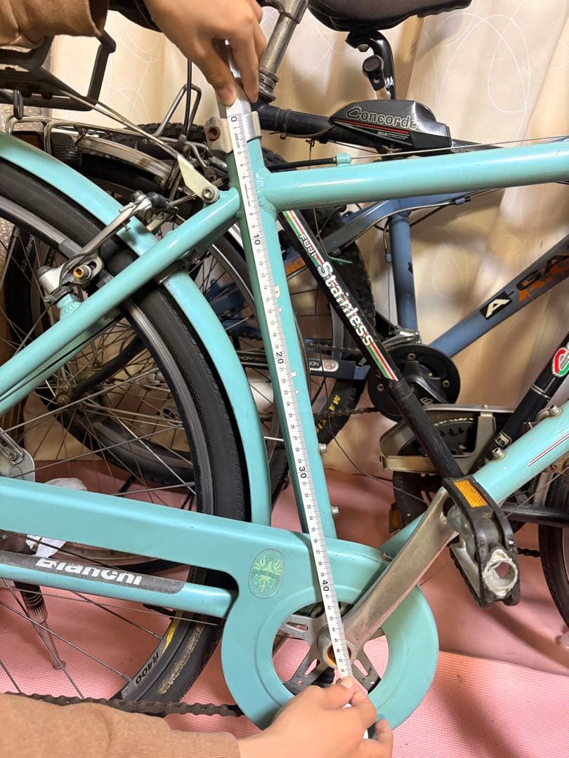 Bianchi Primavera チェレステ 700C キャリア付 ALTUS