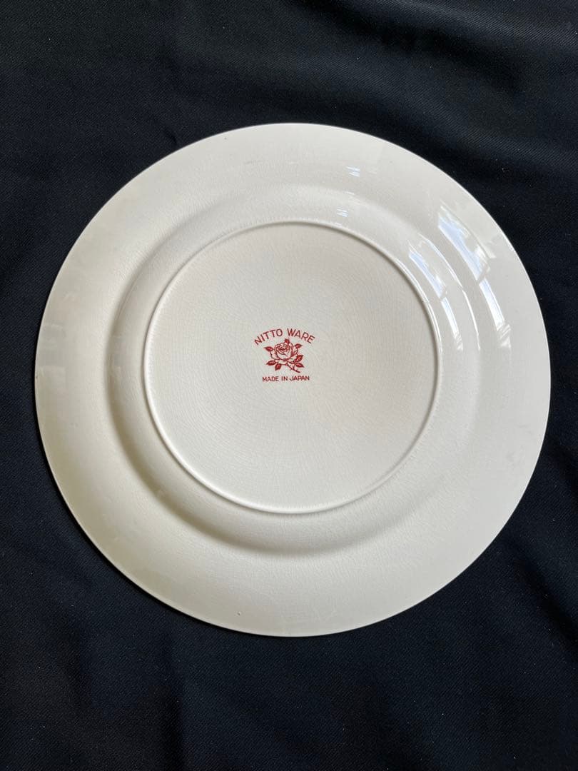 【古物】 NITTO WARE 23cm皿 7枚 管理A3350