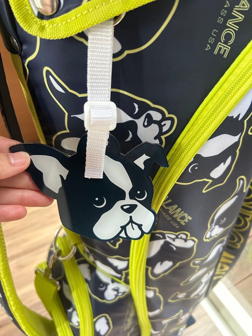 new balance 犬デザイン キャディバッグ