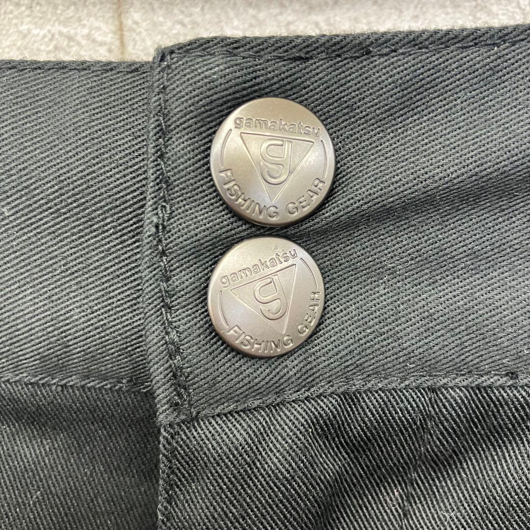 Gamakatsu がまかつ フィッシングパンツ 釣り アウトドア L 黒