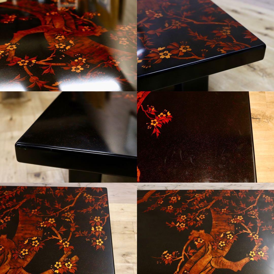 GMHS306○伝統工芸士 西岡寛治作 座卓 センターテーブル ローテーブル 和