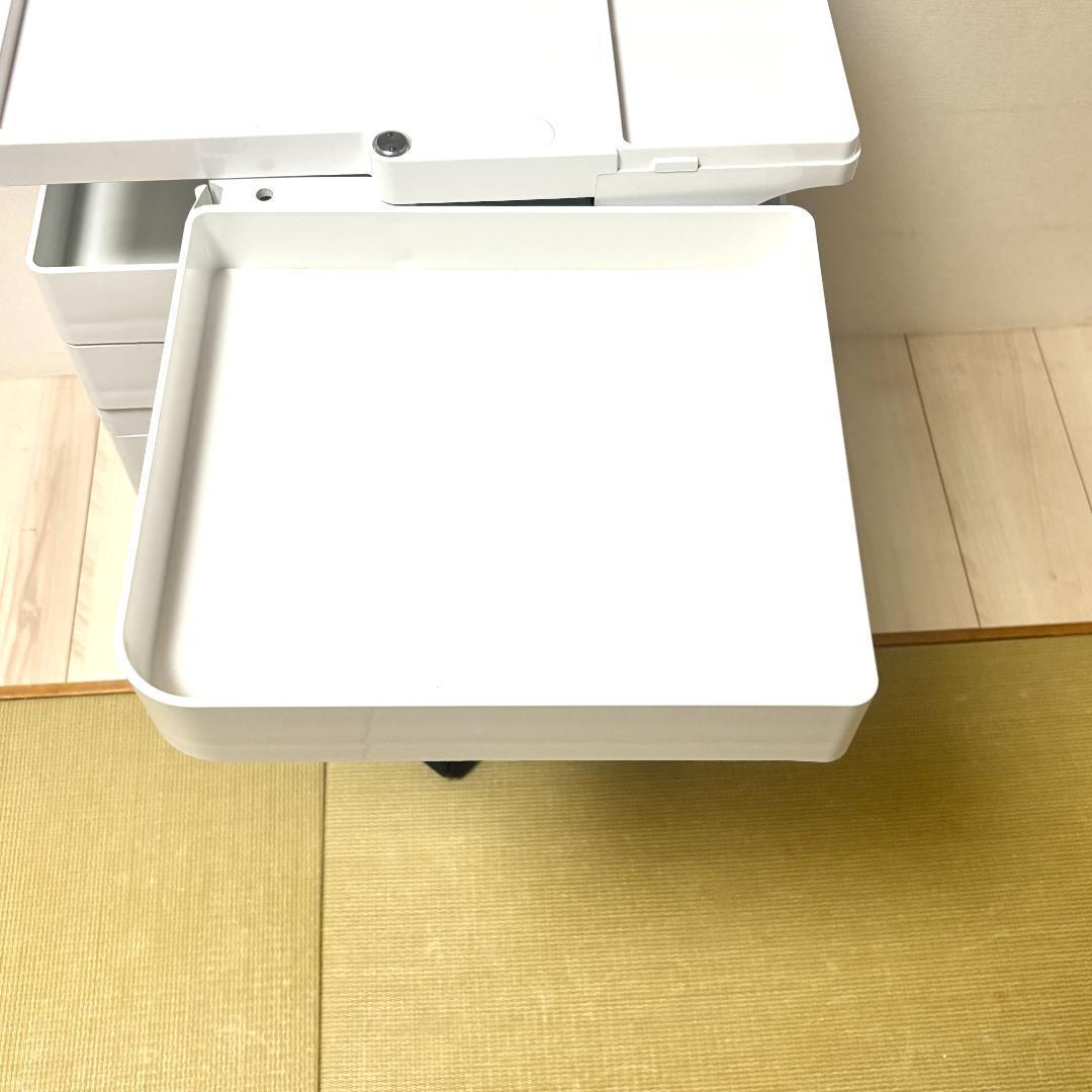 B-LINE ビーライン ボビーワゴン ホワイト 3段5段トレイ