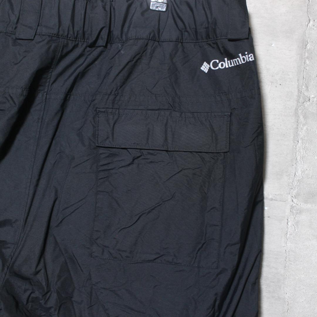 【極美品 極暖 中綿入り】極太バギー【XL】コロンビア スノーパンツ 黒