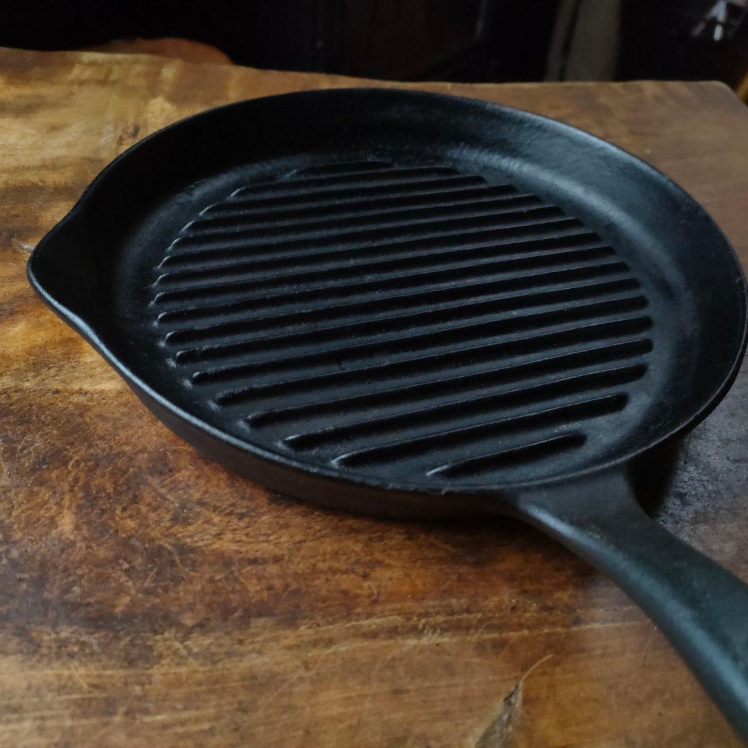 【美品】デンマーク COPCO スキレット　グリルパン　鋳物フライパン 22cm