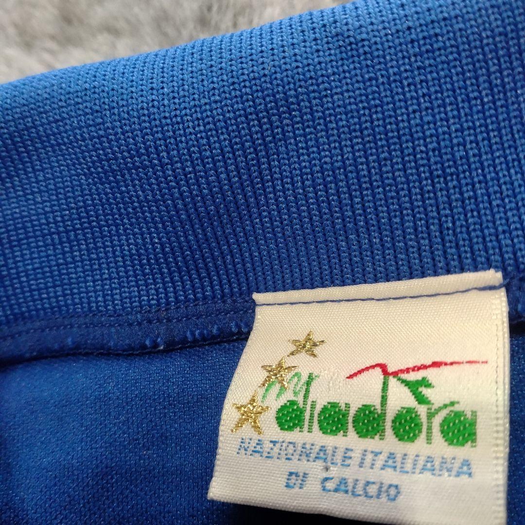 DIADORA 　94年WC 6番　イタリア代表　アズーリ　レプリカユニフォーム