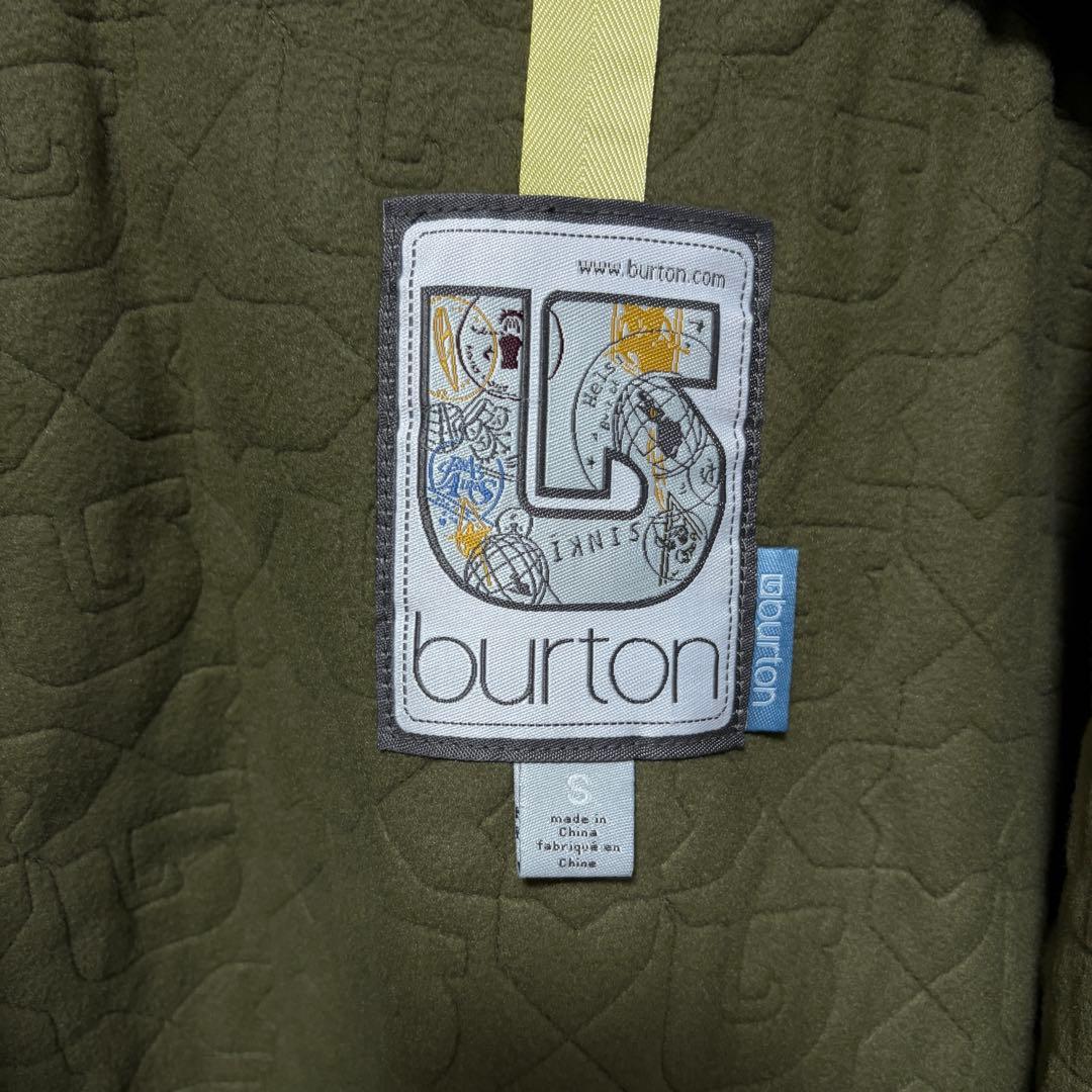 Burton 防水フード付きウェア イエロー/オリーブ スノボウェア スノボ