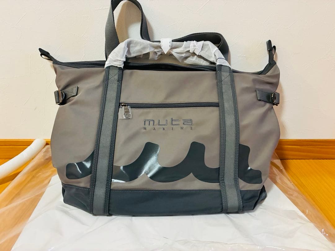 【新品タグ付】muta MARINE トートバッグ グレー ムータマリン ゴルフ