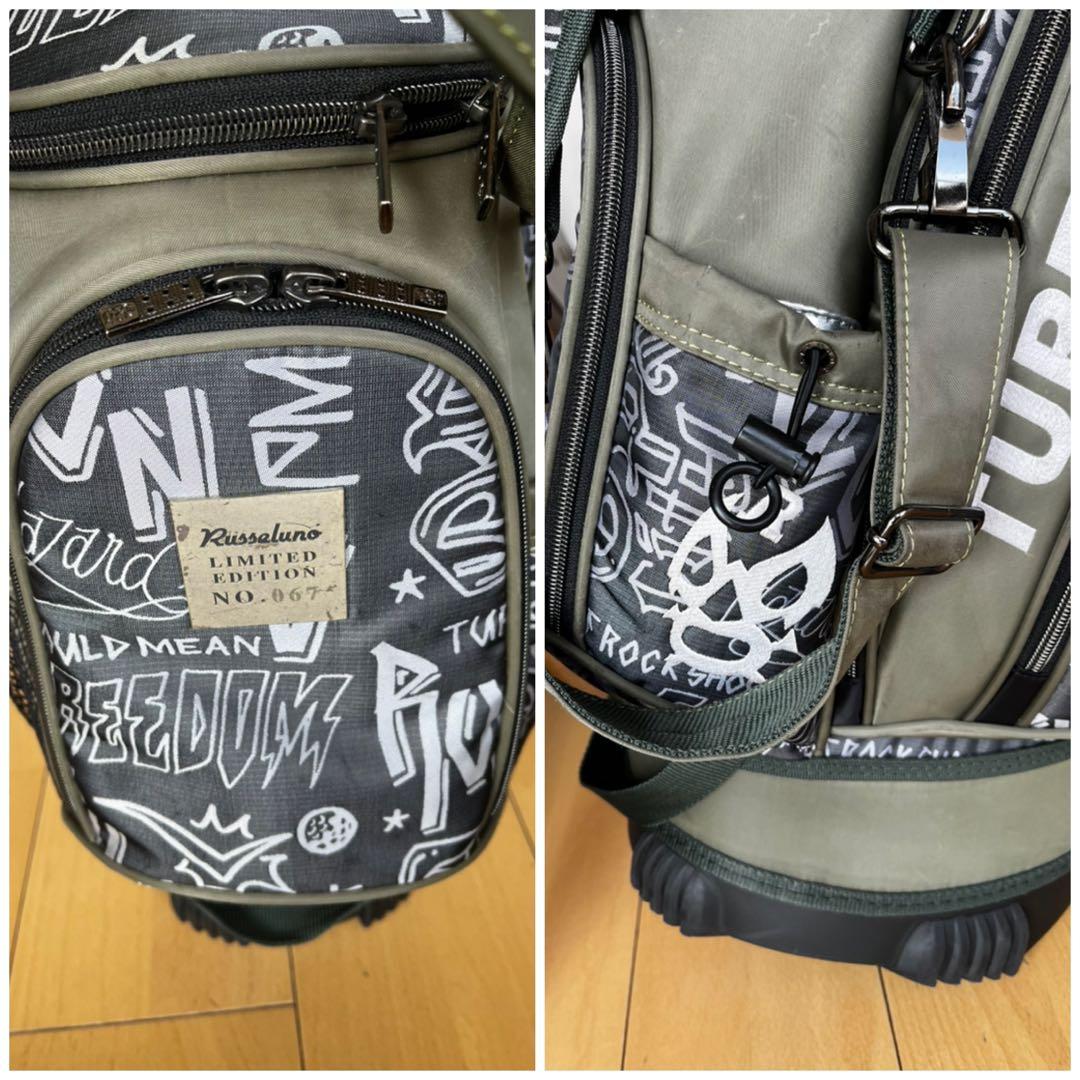専用　限定品　良品ラッセルノRusseluno スタンド型キャディバッグ　バック