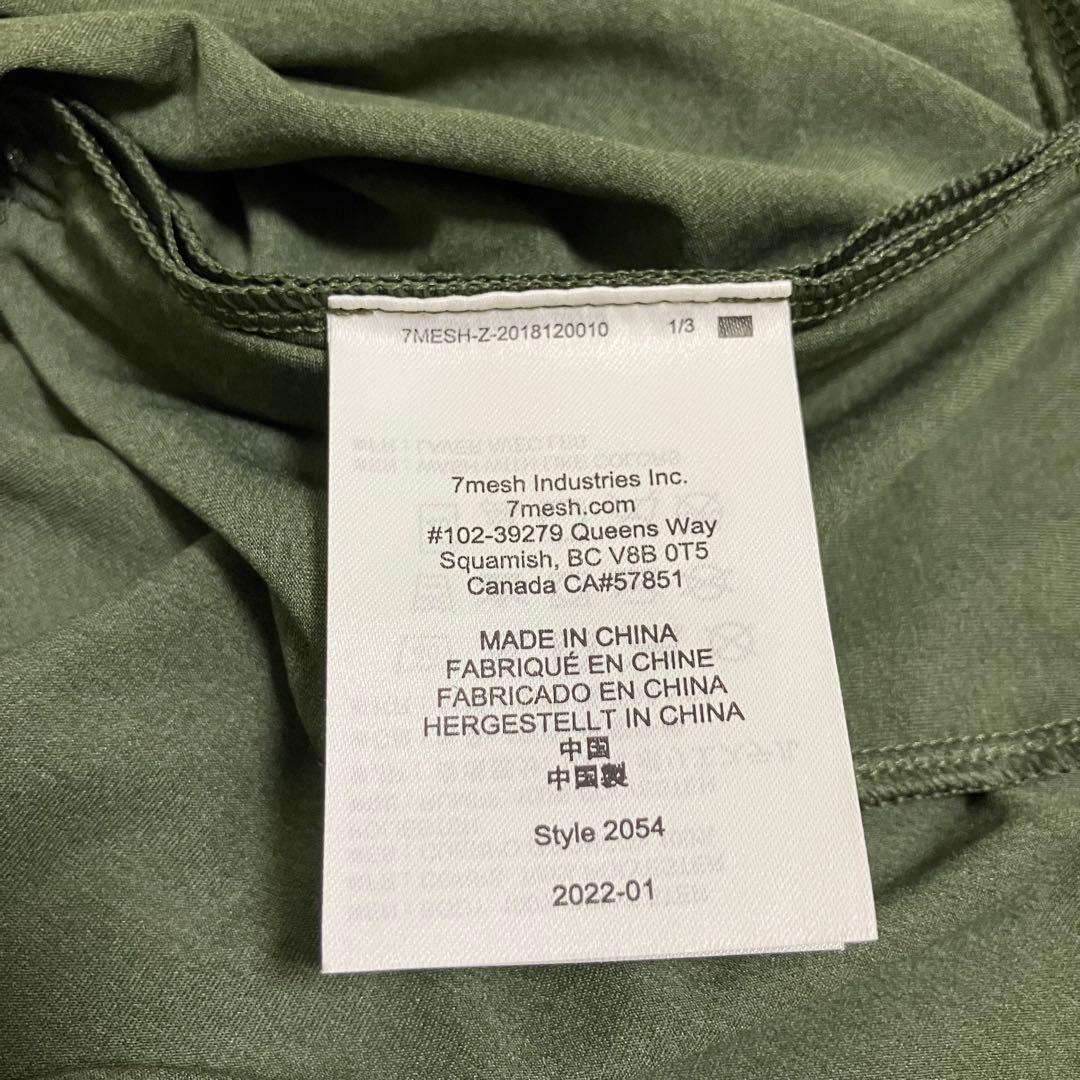 極美品 7MESH SIGHT SHIRT LS サイトシャツ 長袖 M メンズ