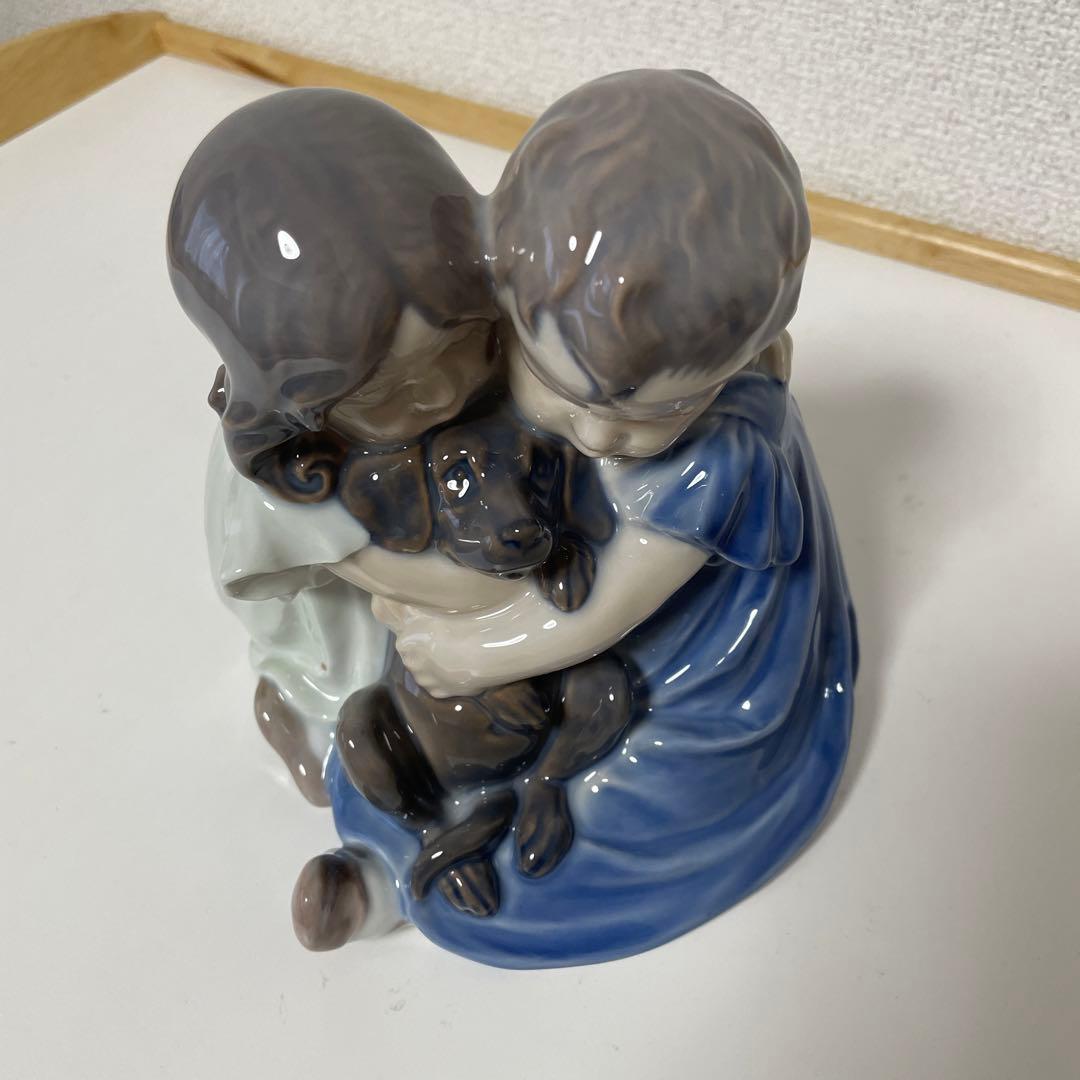 ・Children with puppy・高さ１５cm・ Copen・
