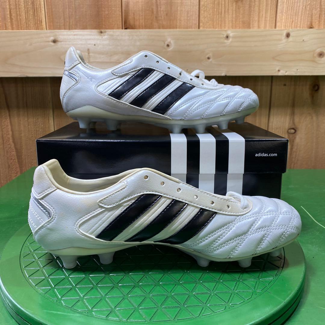 【未使用】adidas サッカーシューズ ホワイト/ブラック 24.5cm