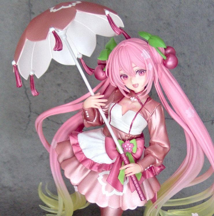 リペイント フィギュア AMP＋ 初音ミク 桜ミクドレスver.