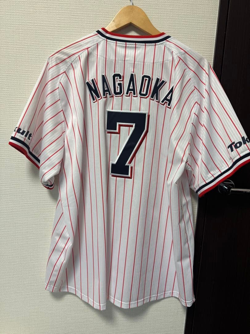 東京ヤクルトスワローズ ユニフォーム 長岡秀樹 7 XL