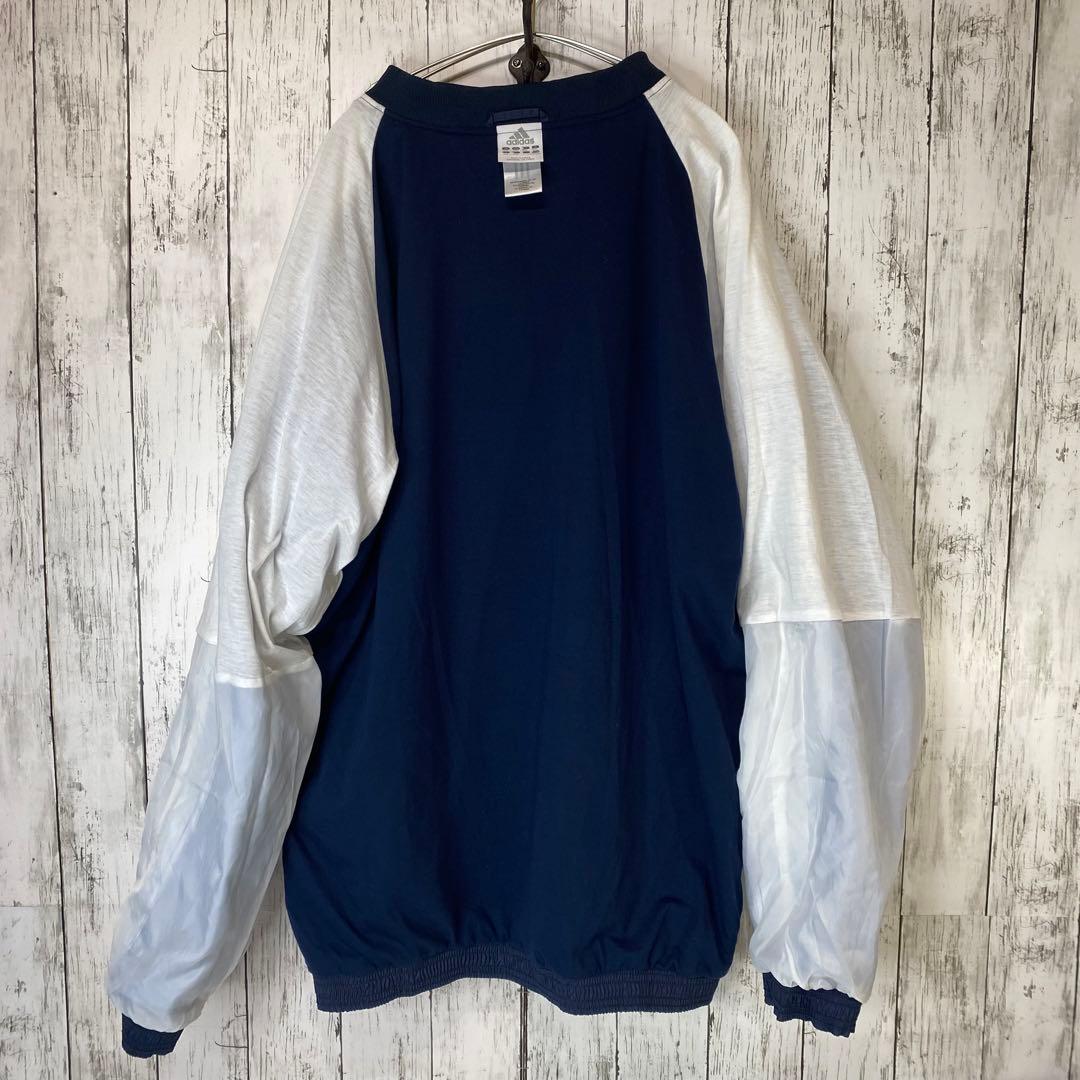 ドジャース　ナイロン　プルオーバー　ジャケット　アディダス　XXL レア
