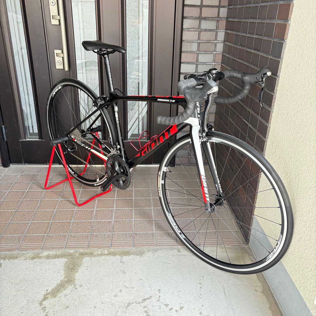 GIANT TCR ADV2 2016 XS 極美品 トータル走行10kmほど
