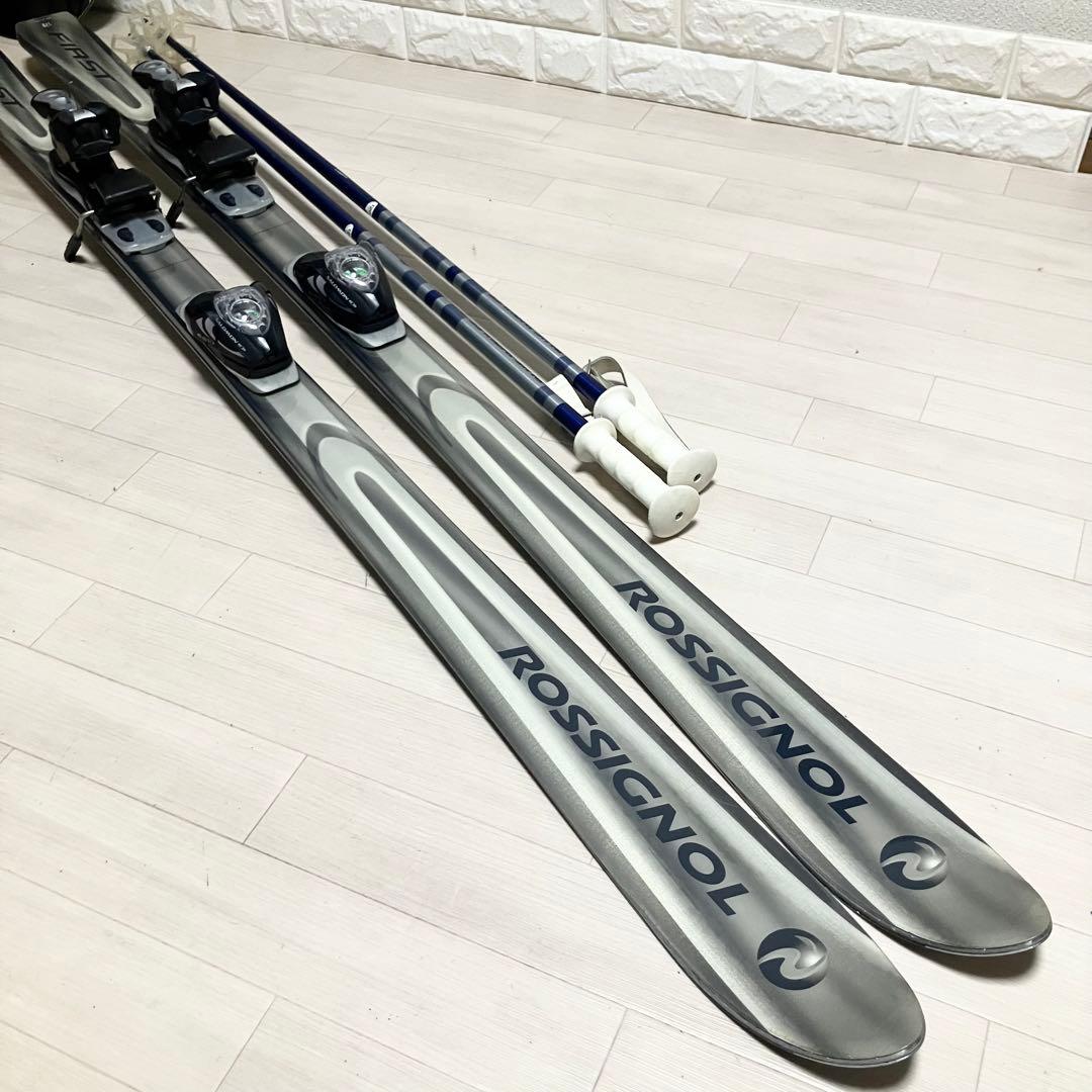 約309〜332mmブーツ対応/ロシニョールFIRSTスキー170 ストック付
