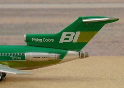 1/400  ブラニフ　Ｂ７２７－１００　Ｎ７２７６　フライングカラー　グリーン