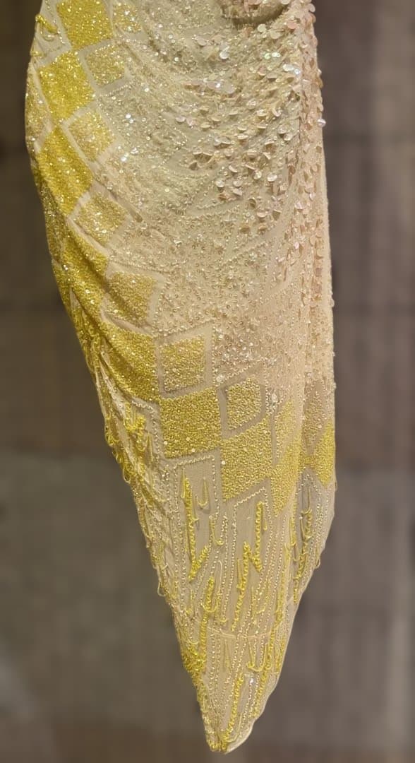 社交ダンス　ラテン　パーティードレス　デモ　ビジュー　ビーズ刺繍　スパンコール
