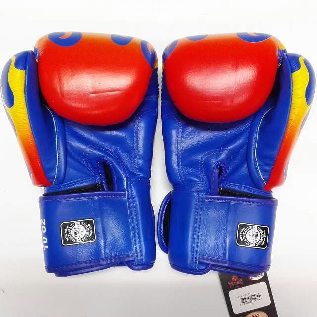 新品 正規 TWINS 本格ボクシンググローブ 本革製 サイズ選択 F青