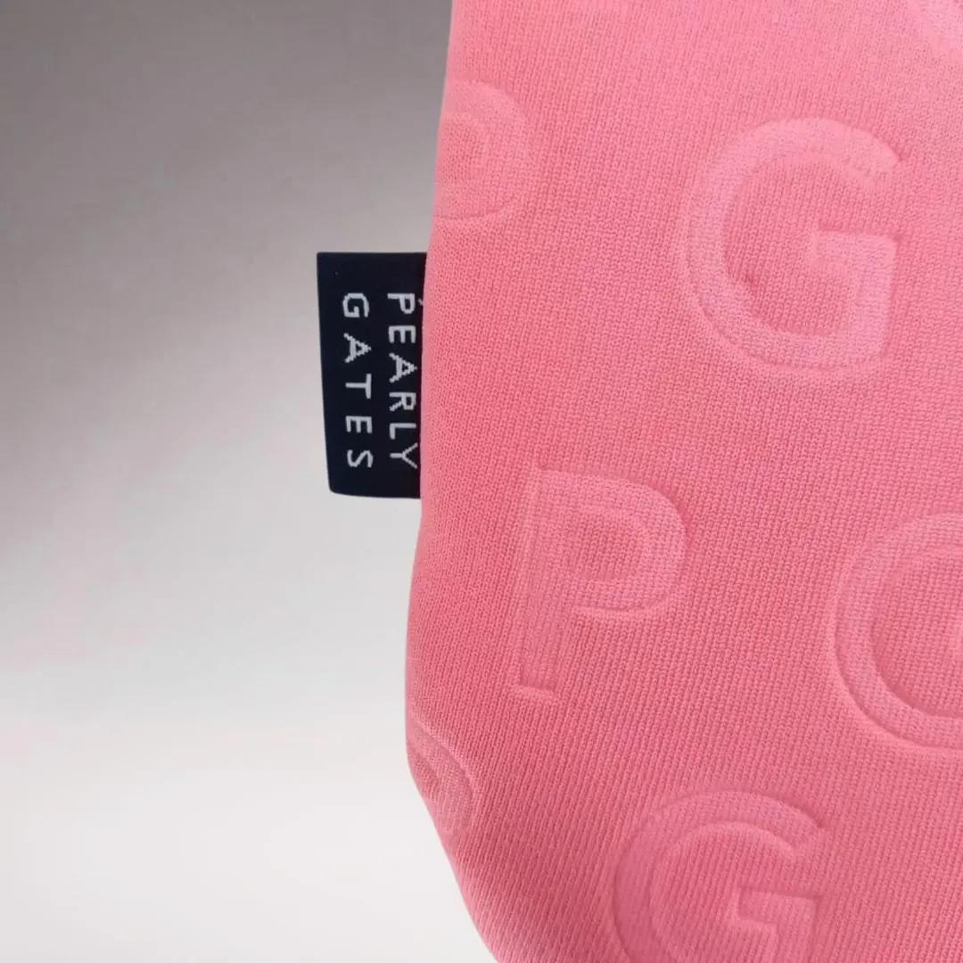 PEARLY GATES 淡いピンク マルチポーチ PGロゴ
