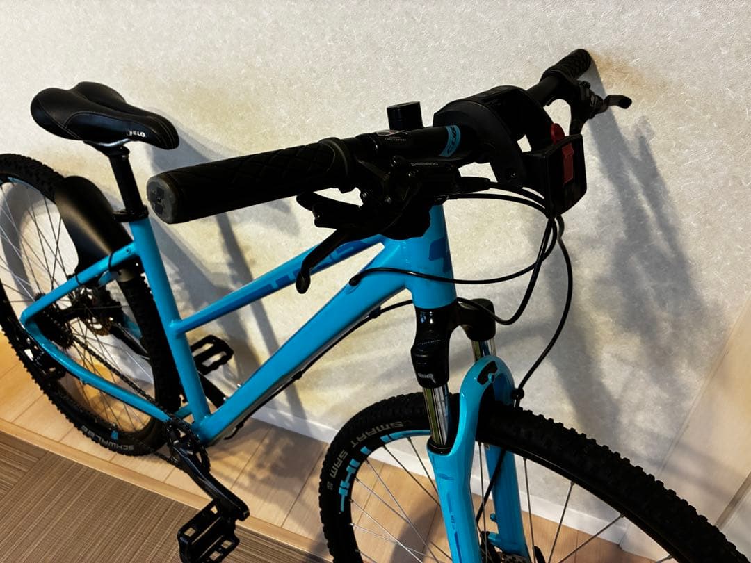 【美品】CUBE nature EXC 女性用MTB 通学仕様　前カゴ有