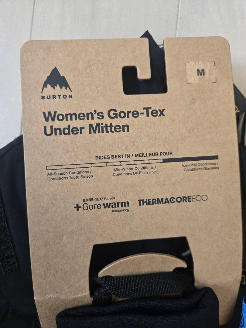 BURTON バートン GORE-TEX ミトングローブ　レディース Mサイズ