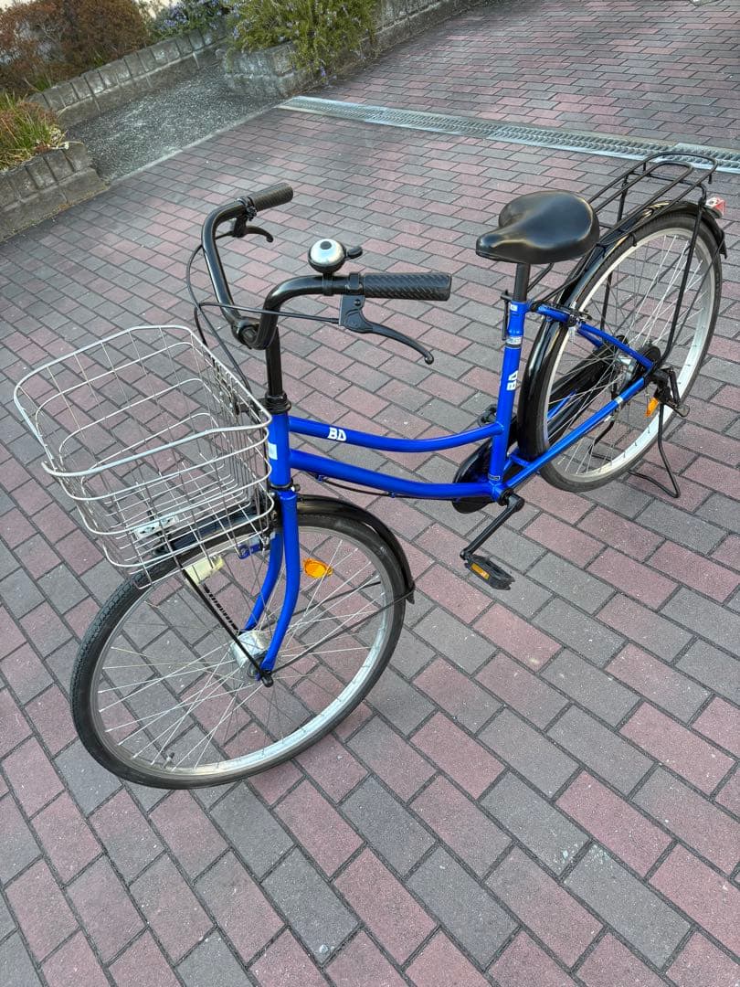 青色・オートライト・タウンサイクル(26㌅)お届け出来ます。お引き取りも可能です