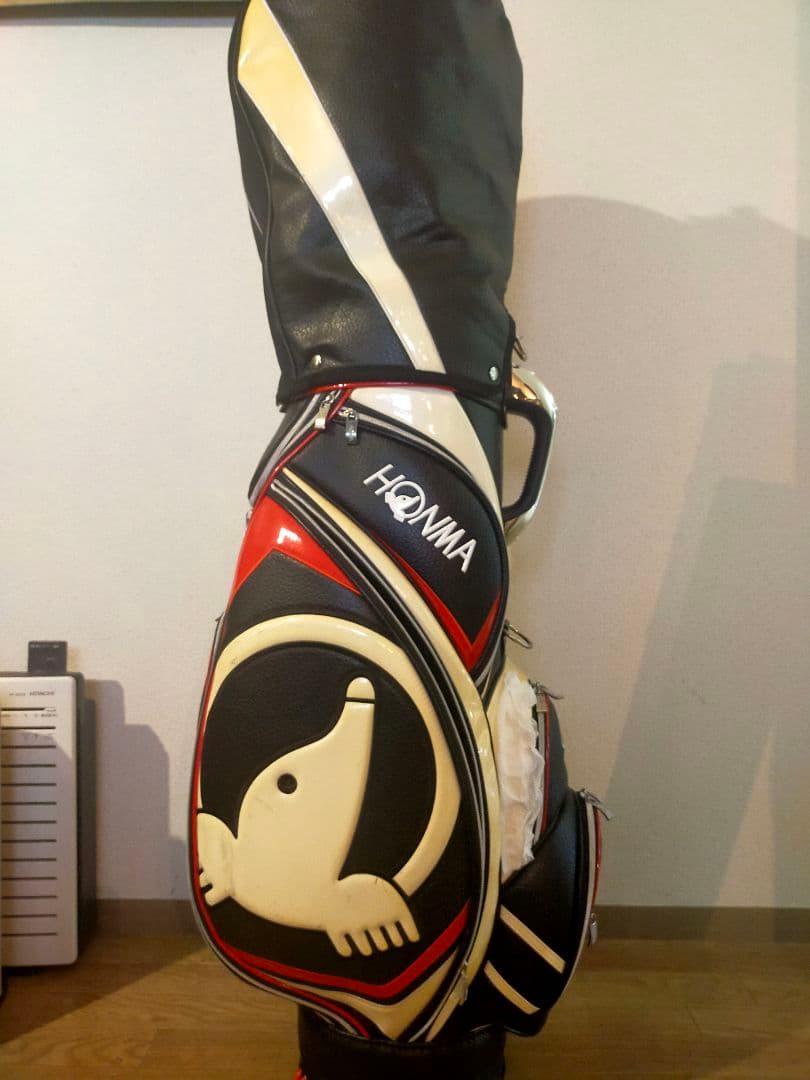 【ゴルフ】キャディバッグ HONMA ５分割 底面ロゴ仕様（希少）