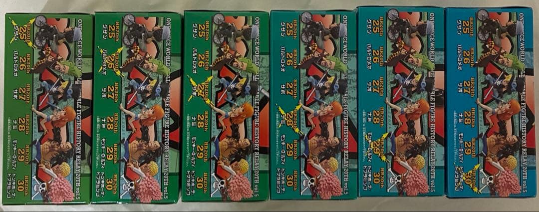 未開封 ワンピース ワーコレ ヒストリーリレー　20th 全30種 コンプ