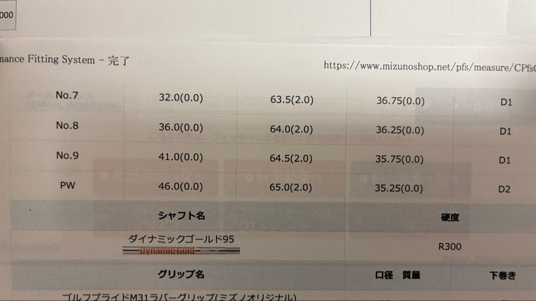 ミズノプロ223 アイアン　6-P 5本 DG95 R300 メーカーカスタム