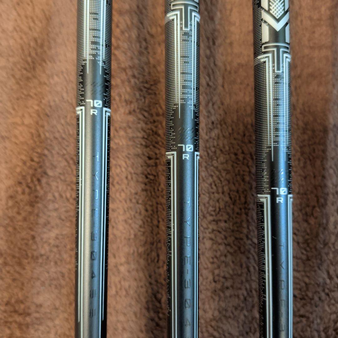 限定品 PXG 0211 CAST IRONS ６本セット 標準カーボンシャフト