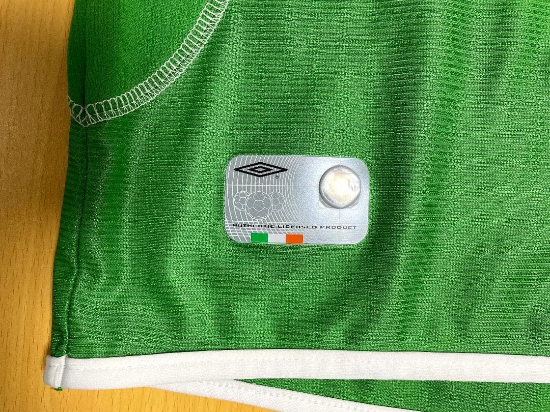 アイルランド代表 2002 ホーム ユニフォーム 長袖 海外Ｍ 正規品 当時物