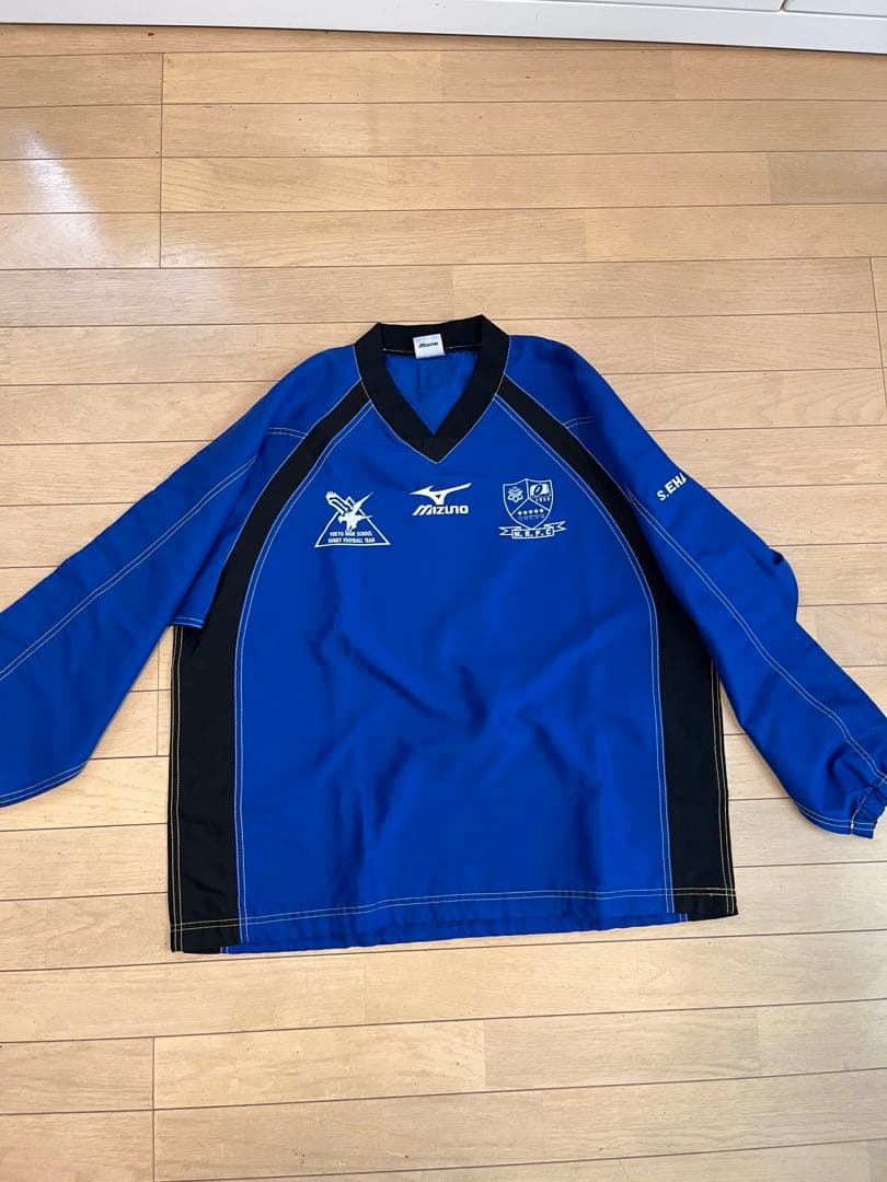 ラグビー　目黒学院高校×東京高校Mizuno 青 ピステ　ヤッケ