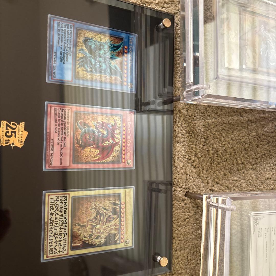 遊戯王OCGデュエルモンスターズ 三幻神スペシャルカードセット　ステンレスその他