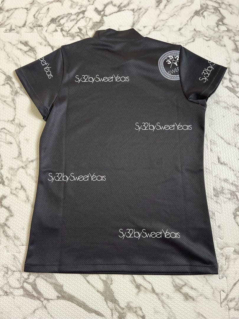SY32GOLFレディースモックネックTシャツ