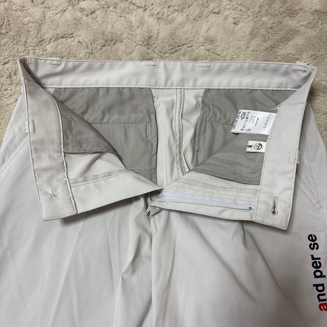 未使用品☆アンパスィ and per se ゴルフ　ロングパンツ メンズ