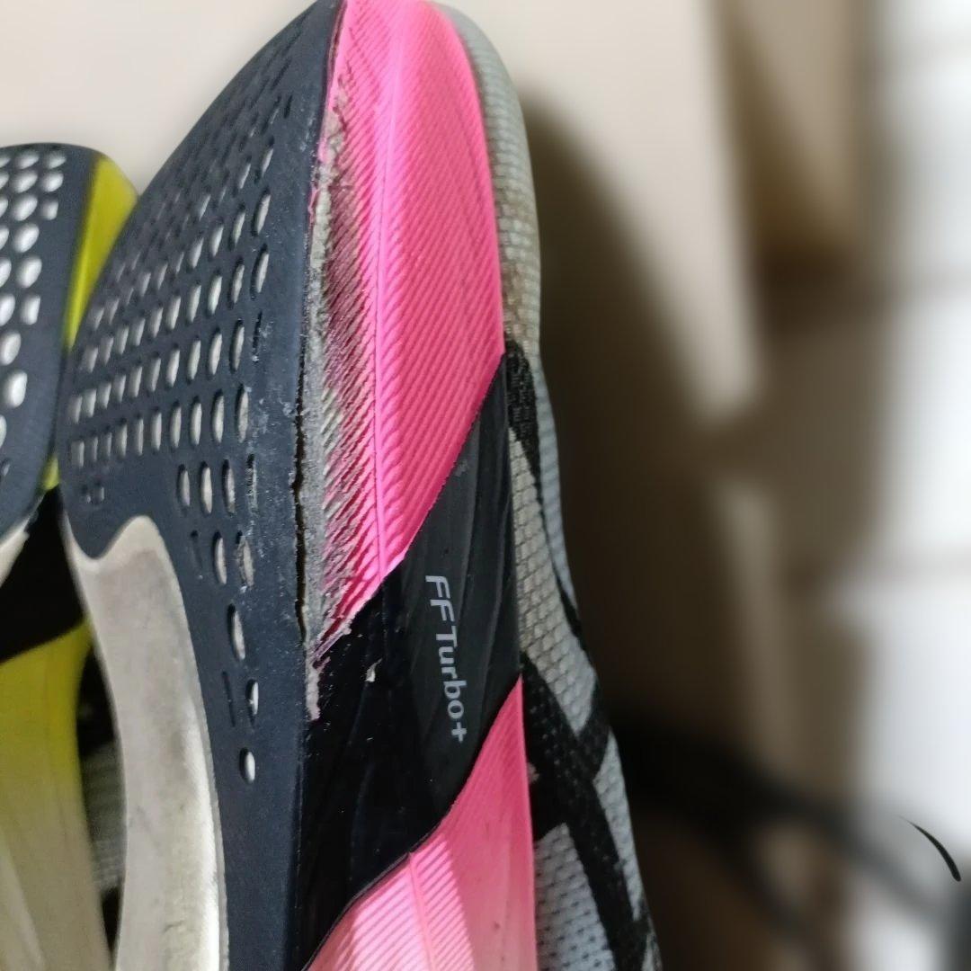 アシックス　メタスピードエッジパリ 25.5cm アウトソール補修あり180km