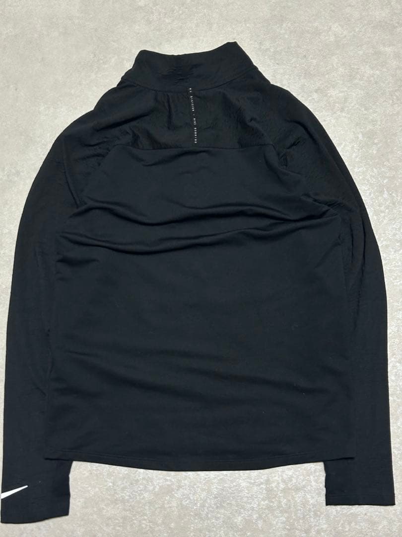 ハーフジップ NIKE RUN DIVISION シャツジャケット M ブラック