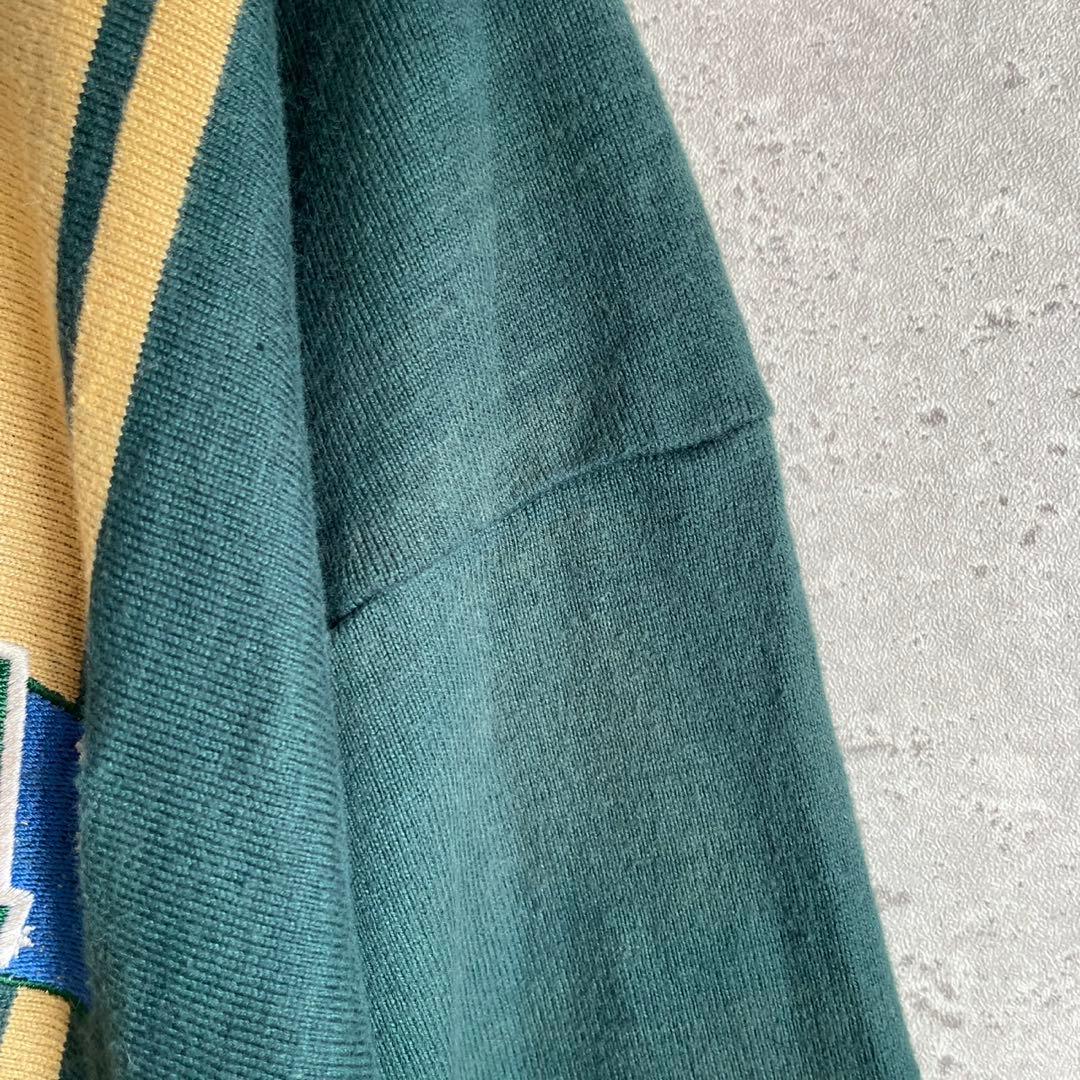 オールド 90s カンタベリー オーストラリア 長袖 ラガーシャツ 刺繍ロゴ