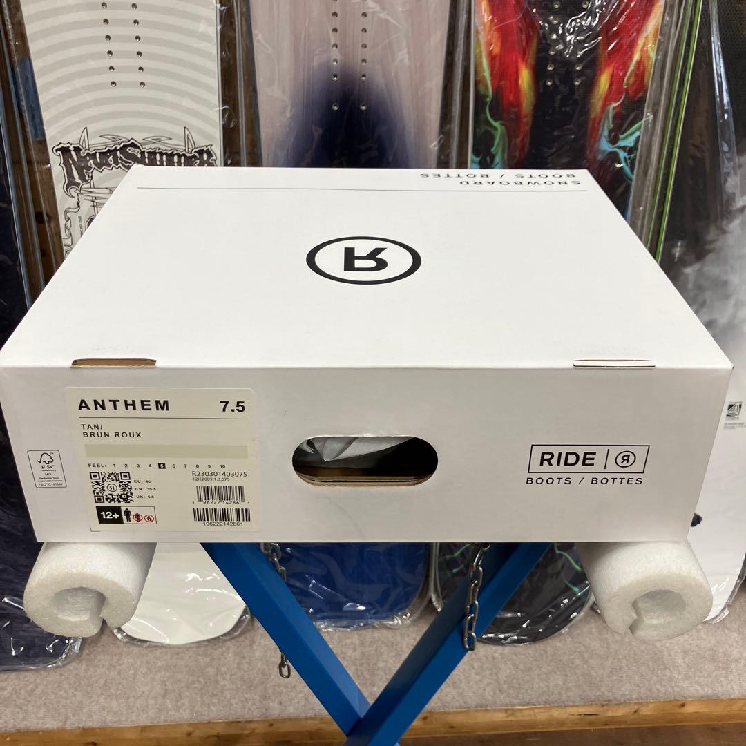 【新品】23-24 RIDE ANTHEM スノーボードブーツ 25.5cm